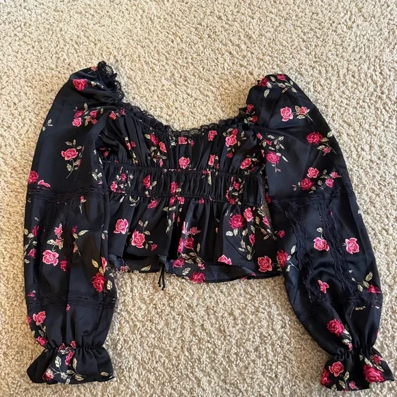 For Love & Lemons Rosie Blouse - Picture 7 of 8